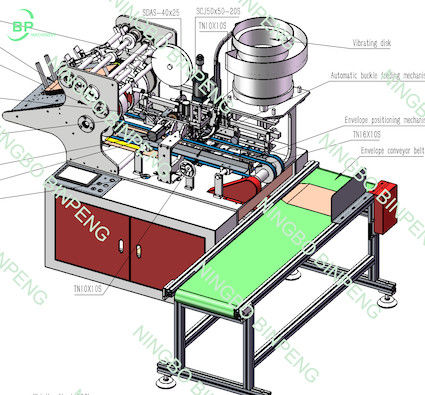 calidad  Kraft Envelope Clasp Inserting And Hole Punching Machine BP001 made in china Fábrica