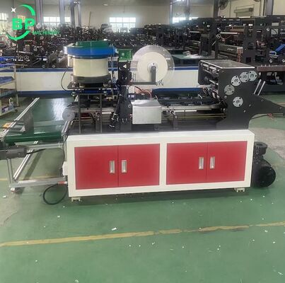 Máquina de sobres Kraft Clasp bp001 con perforadora e inserción de cierre metálico para papel kraft de muchos tamaños diferentes