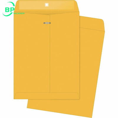 Máquina de sobres Kraft Clasp bp001 con perforadora e inserción de cierre metálico para papel kraft de muchos tamaños diferentes