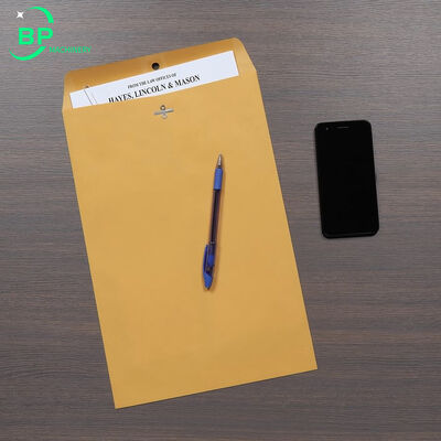 Máquina de sobres Kraft Clasp bp001 con perforadora e inserción de cierre metálico para papel kraft de muchos tamaños diferentes