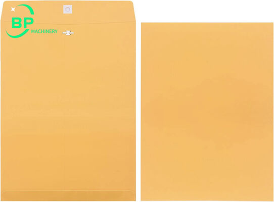 Máquina de sobres Kraft Clasp bp001 con perforadora e inserción de cierre metálico para papel kraft de muchos tamaños diferentes